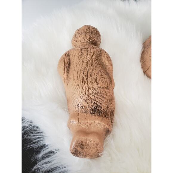 READ Vintage 3‎ Set Christmas Nativity Blow Mold Empire Plastic Wood Grain 18" - Picture 5 of 12